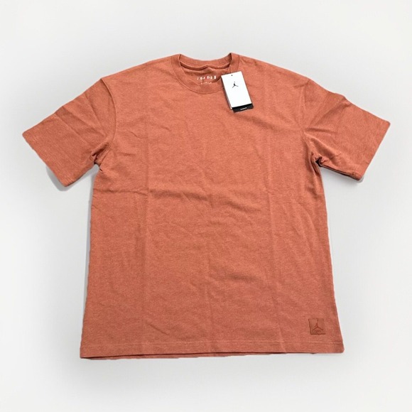 Air Jordan Essentials Shirt Women Small Orange Oversized FN5383-209 - Picture 1 of 10